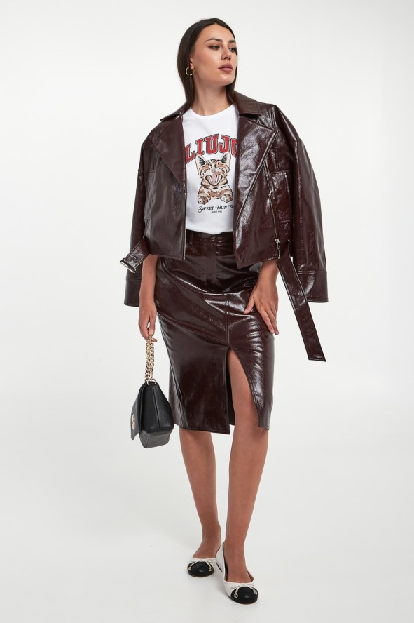 T-shirt damski z nadrukiem LIU JO