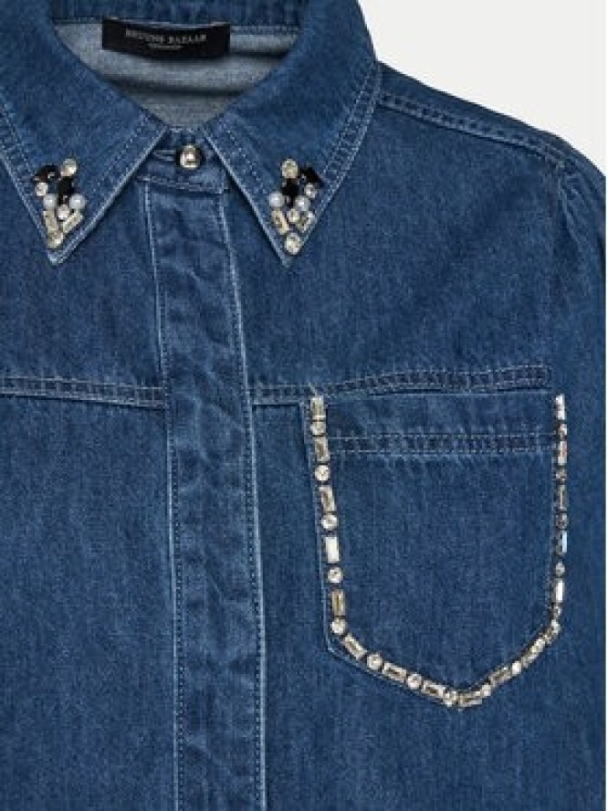 Bruuns Bazaar Koszula jeansowa Bess BBW4231 Niebieski Regular Fit