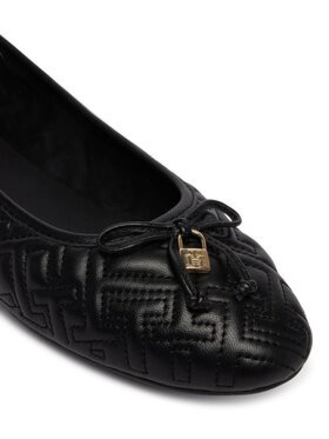 Tommy Hilfiger Baleriny Th Quilted Ballerina FW0FW09264 Czarny