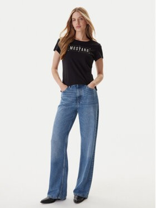 Mustang T-Shirt Loa 1016754 Czarny Slim Fit