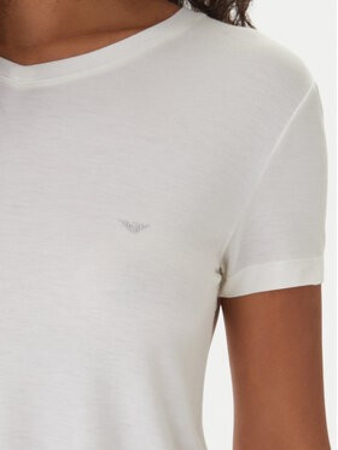 Emporio Armani T-Shirt EW000409 AF19024 U1131 Biały Regular Fit