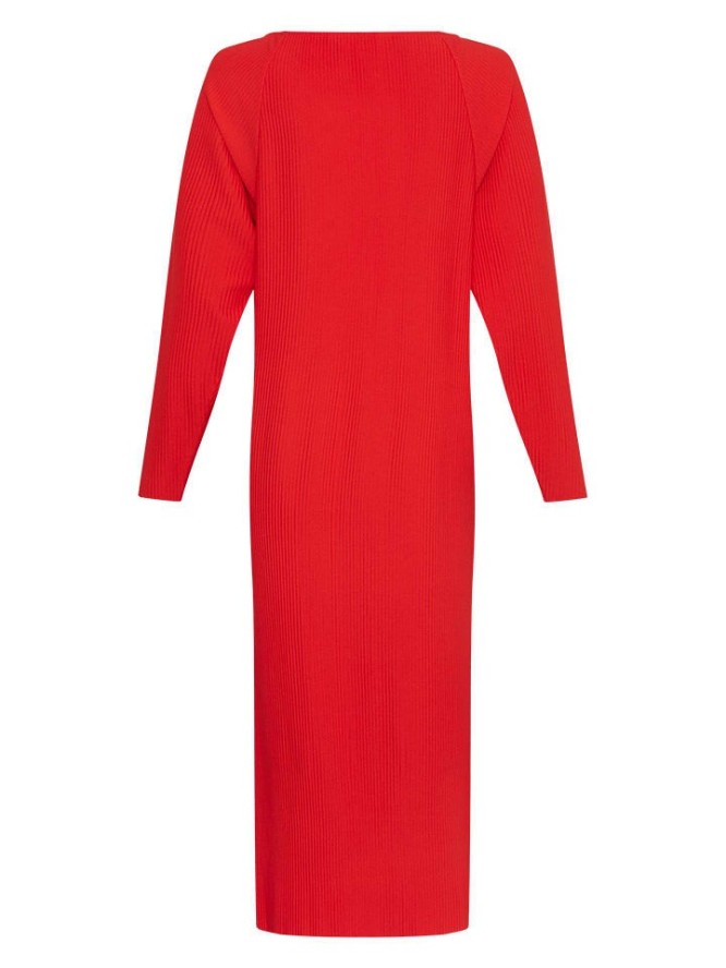 MOSS COPENHAGEN Sukienka w kolorze czerwonym rozmiar: XS/S