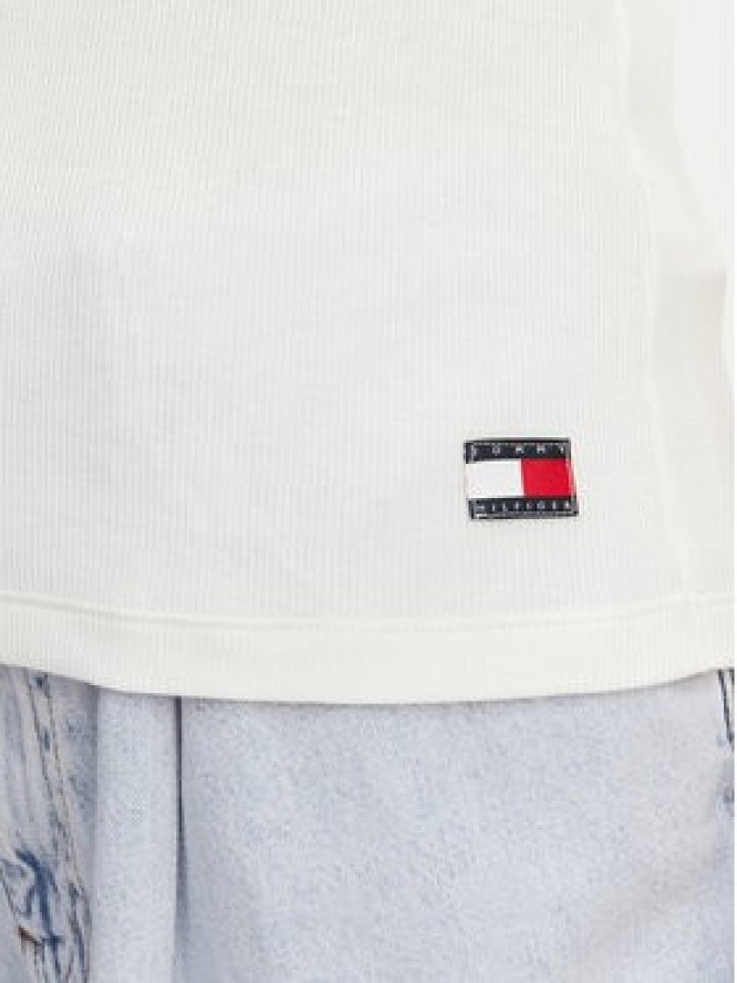 Tommy Hilfiger Top UW0UW06308 Biały Regular Fit