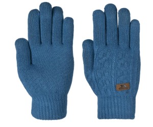 Trespass Kollie - Damskie dzianinowe rękawiczki Bondi Blue