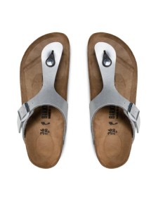 Birkenstock Japonki Gizeh Bs 0043853 Srebrny