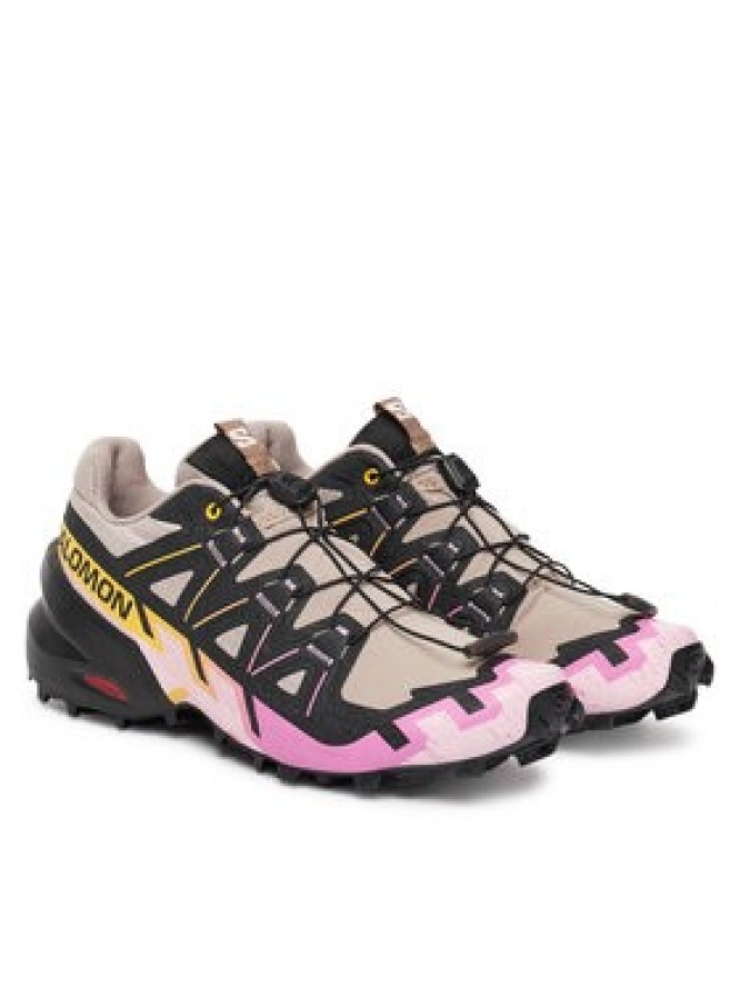 Salomon Buty do biegania Speedcross 6 L47980800 Beżowy