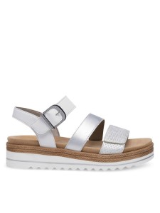 Remonte Sandały D0Q55-90 Srebrny