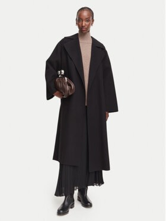 Weekend Max Mara Płaszcz wełniany Operoso 2625016011 Czarny Regular Fit