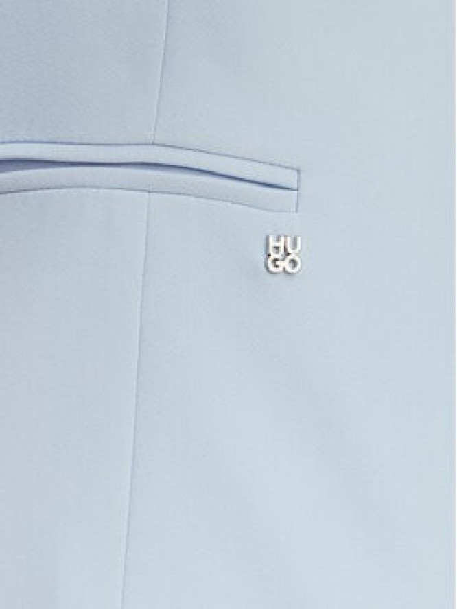 HUGO Marynarka Agonia 1 50539976 Niebieski Slim Fit