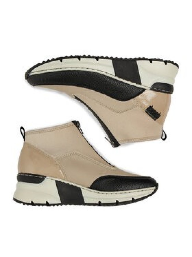 Rieker Sneakersy N6352-60 Beżowy