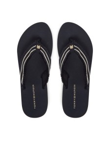 Tommy Hilfiger Japonki TH Webbing Beach Sandal FW0FW08739 Granatowy