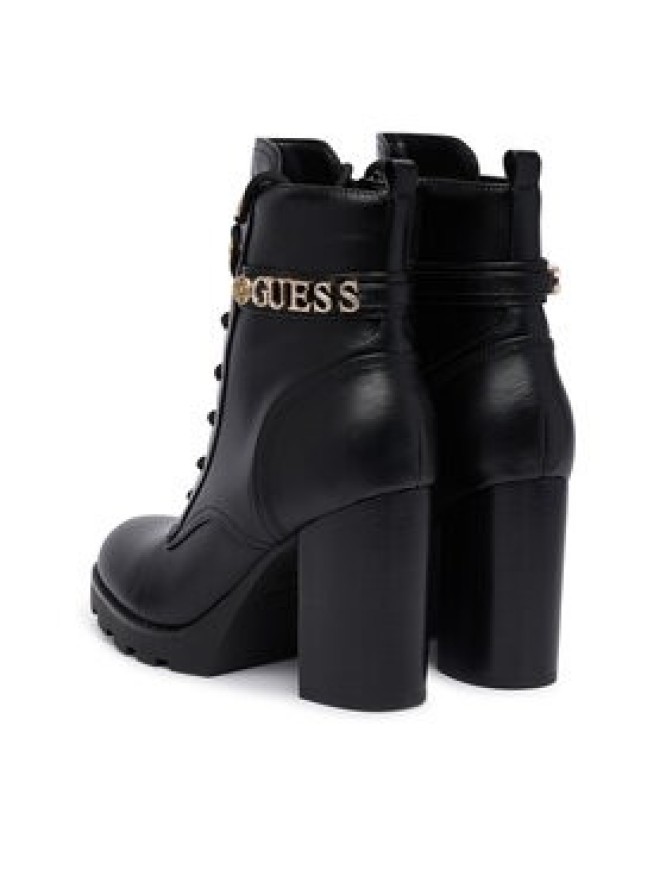 Guess Botki FLFNEE ELE10 Czarny