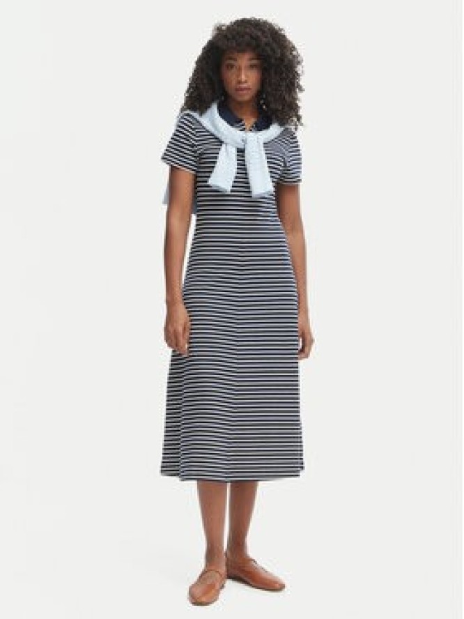 Tommy Hilfiger Sukienka codzienna WW0WW48745 Granatowy Regular Fit