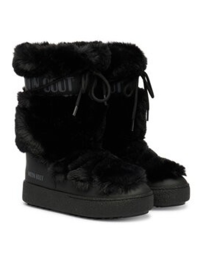 Moon Boot Śniegowce Mb Ltrack Faux Fur High Wp 80D2450210 Czarny