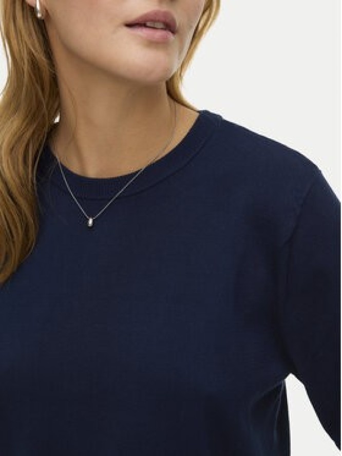 Vero Moda Sweter Silje 10320460 Granatowy Oversize
