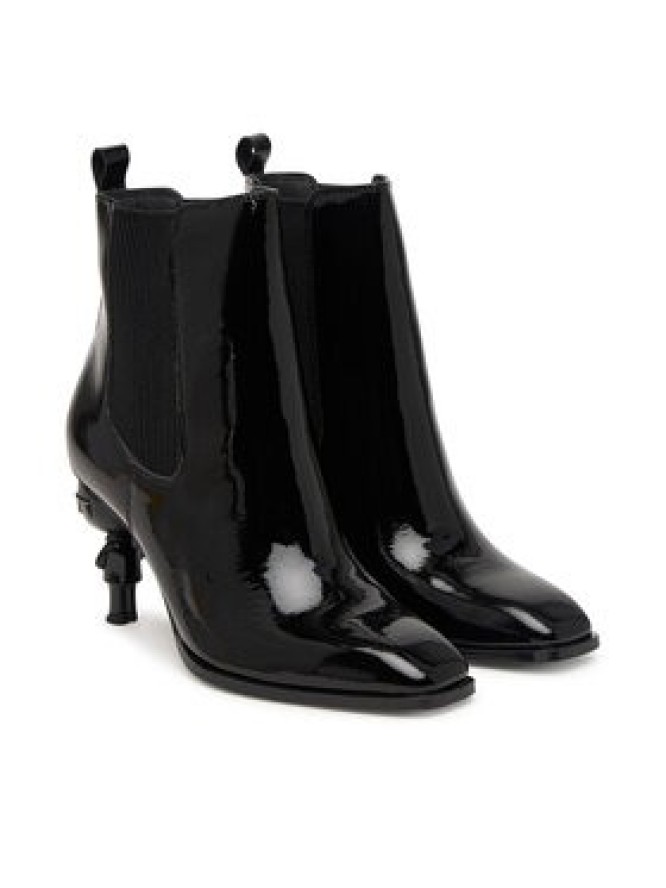 KARL LAGERFELD Botki Nft Heel KL39146 Czarny