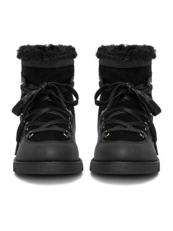 DeeZee Śniegowce 17125-1-BLACK PU Czarny