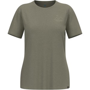 Koszulka damska Odlo ASCENT SUN. SEA. MOUNTAINS. T-shirt crew neck s/s