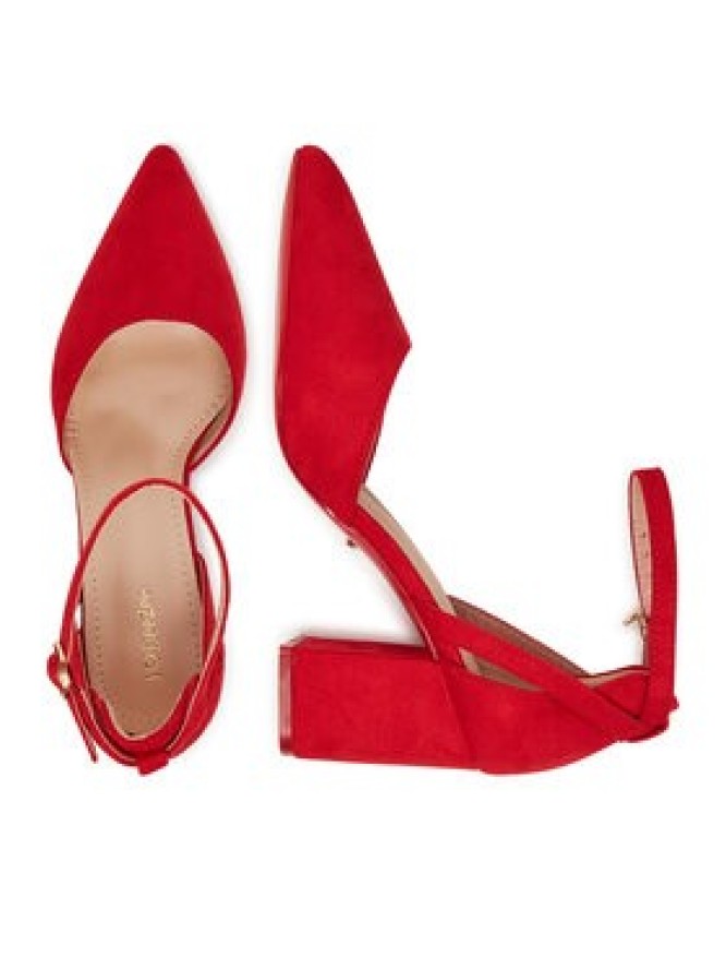 DeeZee Czółenka DZ1019 Czerwony