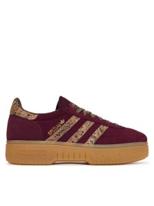 adidas Sneakersy Handball Spezial Bold KH9812 Bordowy