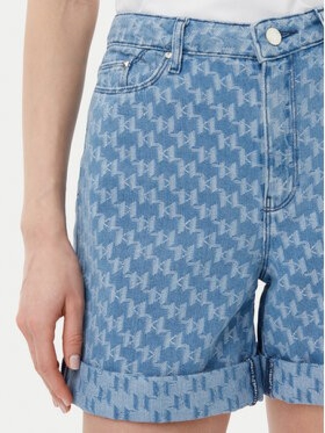 KARL LAGERFELD Szorty jeansowe A2W10111 Niebieski Regular Fit