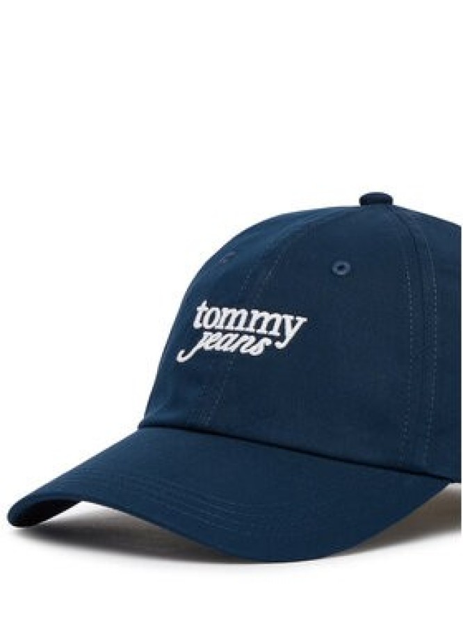 Tommy Jeans Czapka z daszkiem Scri AW0AW18358 Granatowy