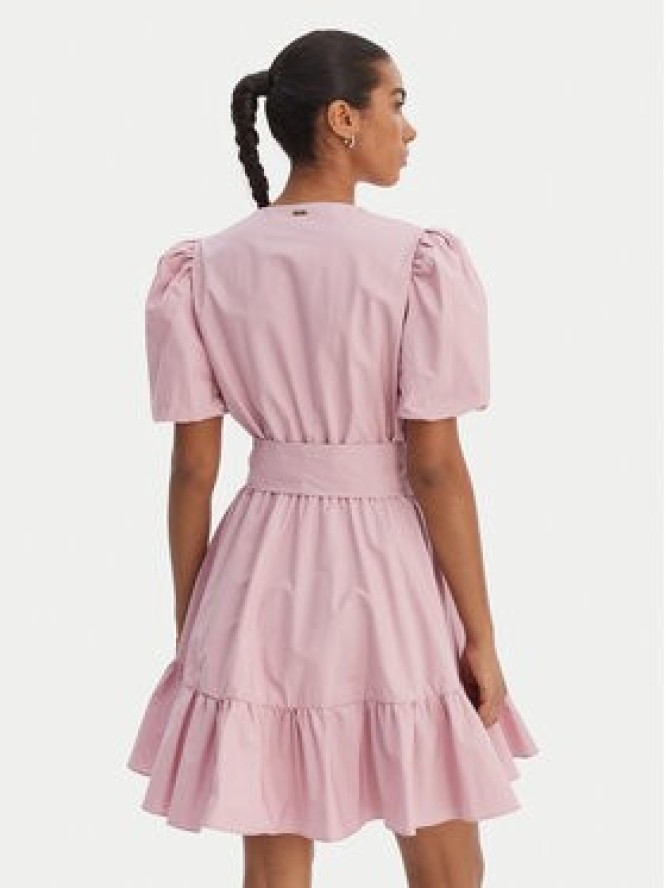 Fracomina Sukienka koktajlowa FY26SD1037W40001 Różowy Regular Fit