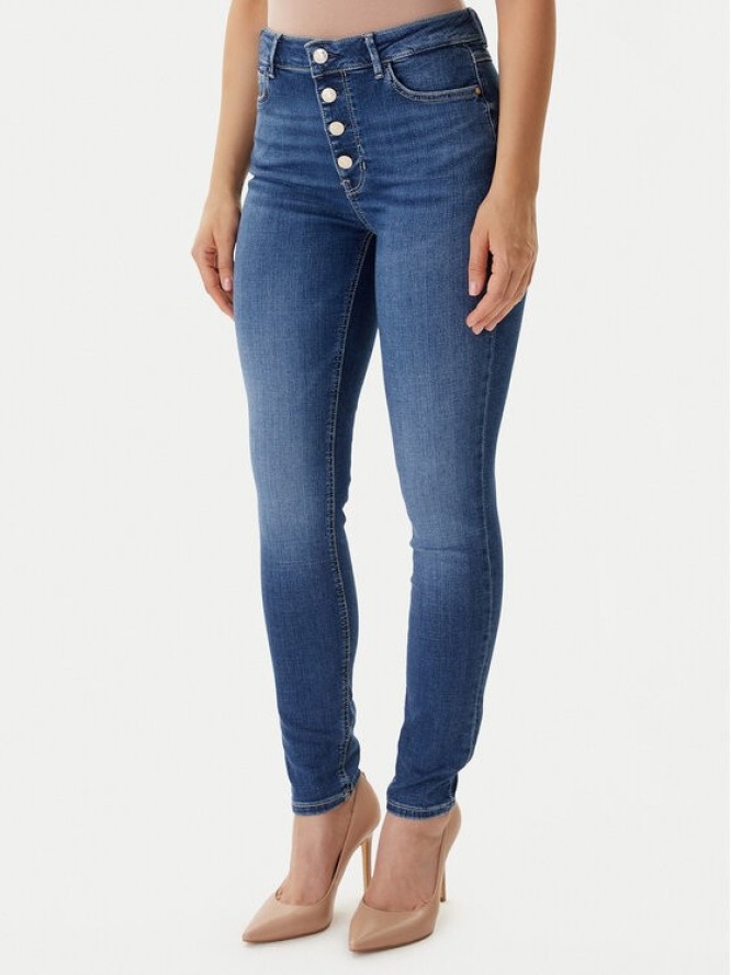 Guess Jeansy W5BA28 D0793 Niebieski Skinny Fit