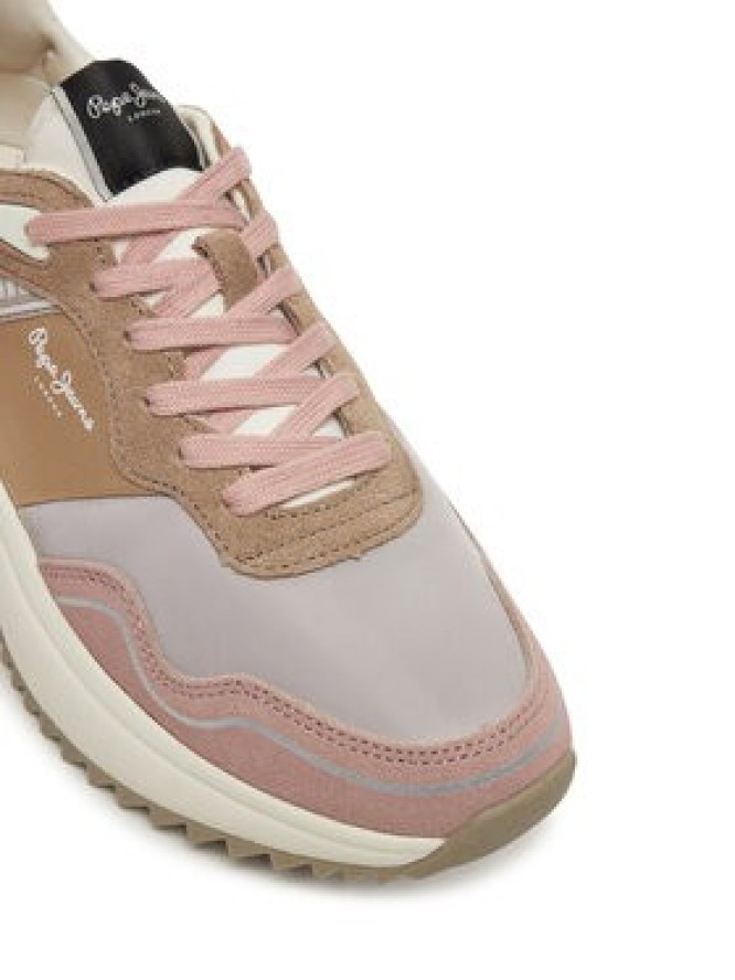 Pepe Jeans Sneakersy Kimi Glam PLS60042 Różowy