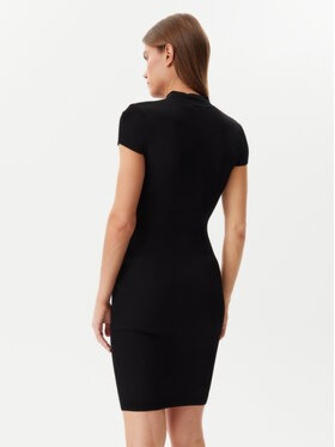 Guess Sukienka dzianinowa W5GK46 Z3L10 Czarny Slim Fit
