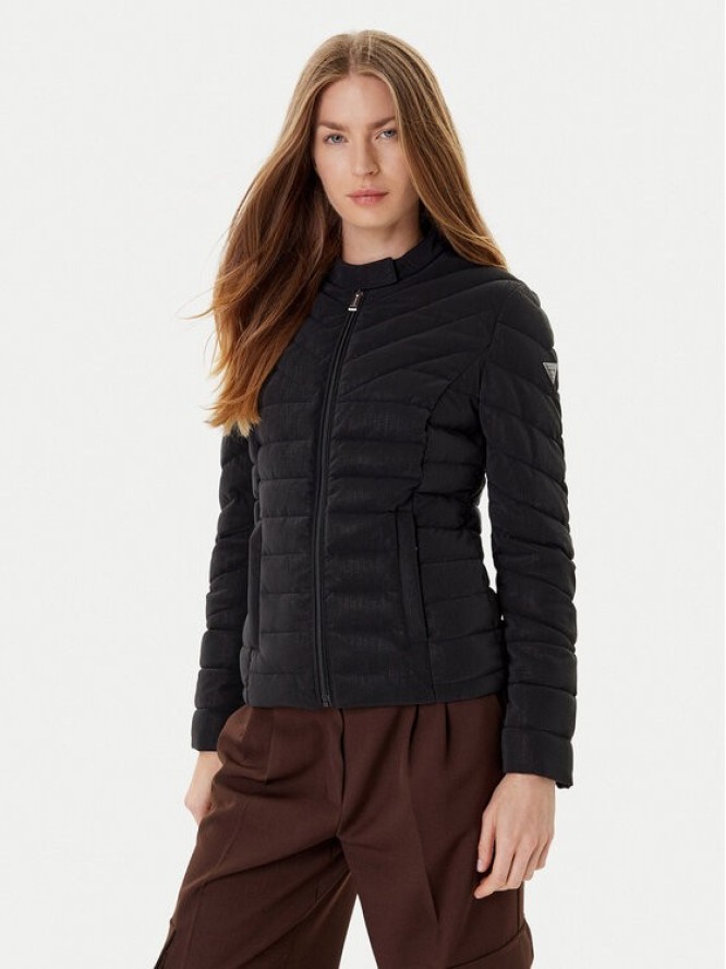 Guess Kurtka przejściowa W5YL13 WHDQ0 Czarny Regular Fit