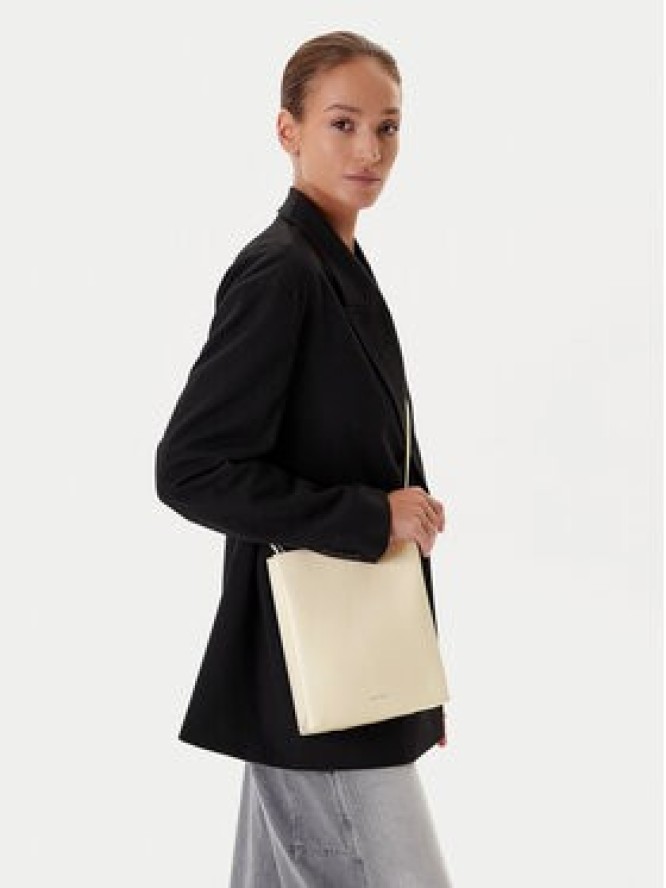 Calvin Klein Torebka Line Ns Crossbody Lth Bag LV04F3005G Biały