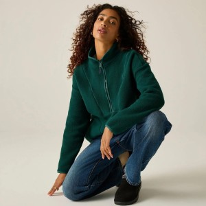 Damska bluza polarowa Frankie Borg Longline Half Zip