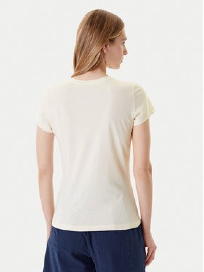 Mustang T-Shirt Loa 1016509 Écru Slim Fit