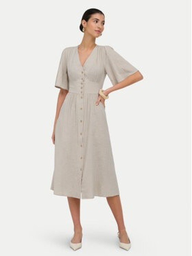 ONLY Sukienka codzienna Tizana 15373535 Beżowy Regular Fit