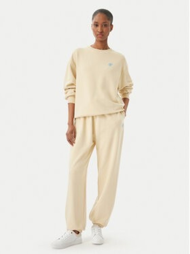 Tommy Hilfiger Bluza Logo Embroidery WW0WW48724 Beżowy jasny Relaxed Fit