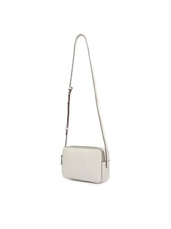 Calvin Klein Torebka Foil Logo Elongated Camera Bag LV04F3276G Biały