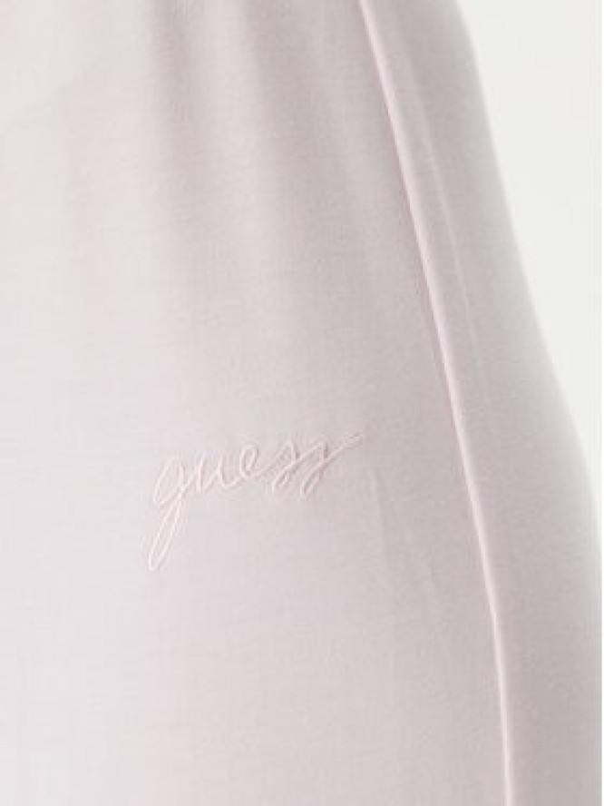 Guess Spodnie materiałowe O5GB05 KCQP2 Różowy Regular Fit