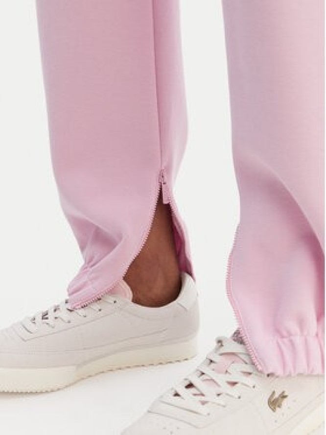 Lacoste Spodnie dresowe XF5244 Różowy Regular Fit