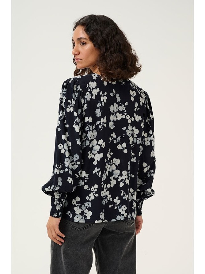 Kaffe Bluzka "Alice" w kolorze granatowym rozmiar: 40
