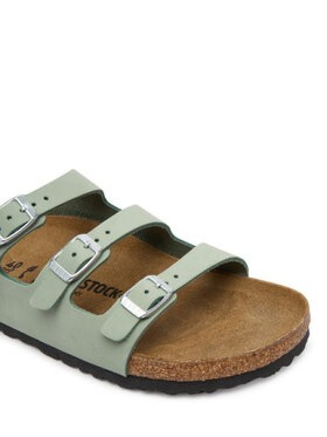 Birkenstock Klapki Florida 1030319 Zielony