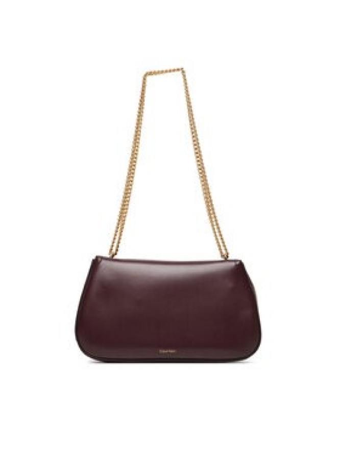 Calvin Klein Torebka Ck Convertible Chain Medium Bag LV04F3171G Bordowy