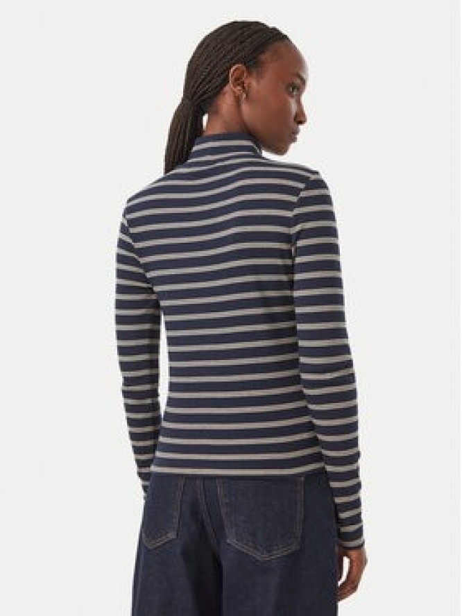 Tommy Jeans Bluzka Essential DW0DW19830 Granatowy Slim Fit