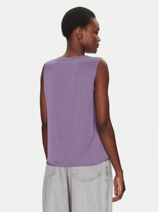 ViCOLO Bluzka TD0006 Fioletowy Relaxed Fit