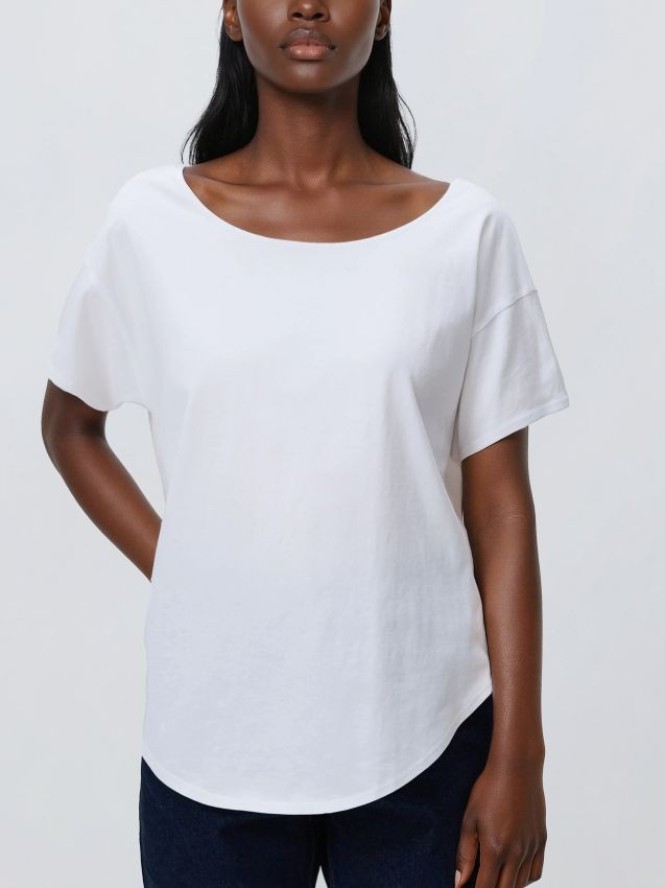Bawełniany t-shirt - biały