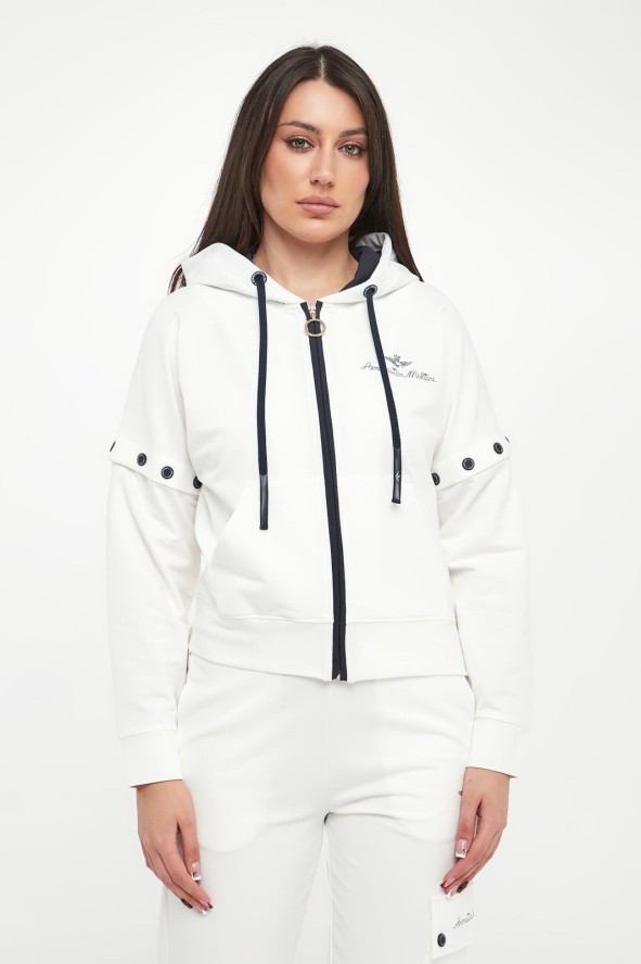 Bluza damska z odpinanymi rękawami AERONAUTICA MILITARE