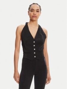 Morgan Kamizelka 251-CTEO.F Czarny Slim Fit