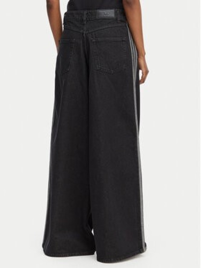adidas Jeansy Firebird Adilenium KD2905 Czarny Wide Leg