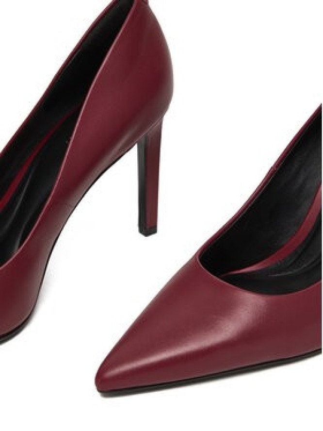 Calvin Klein Szpilki Ess Stiletto 90 HW0HW02608 Bordowy
