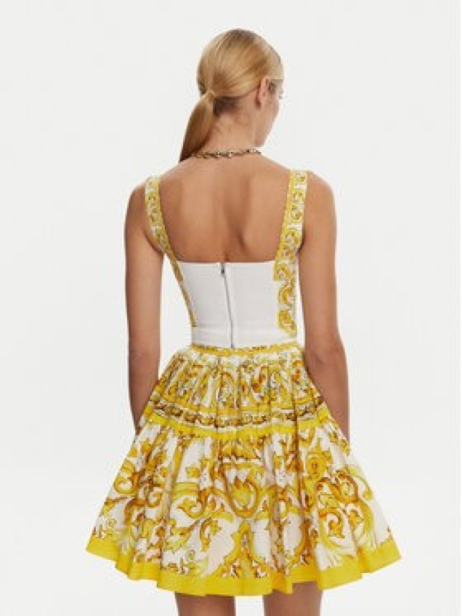 Dolce&Gabbana Top F7W98T HH5EA Żółty Regular Fit